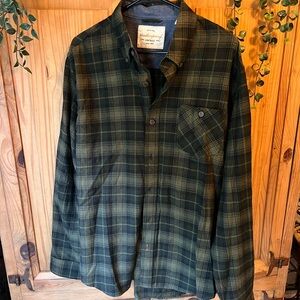 Weatherproof Vintage Green Checkered Shirt